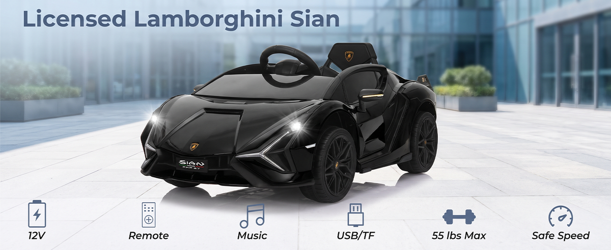 This Gift Creates Memories Your Kid Will Talk About For Years| OLAKIDS Licensed Lamborghini SIAN Ride-On Car