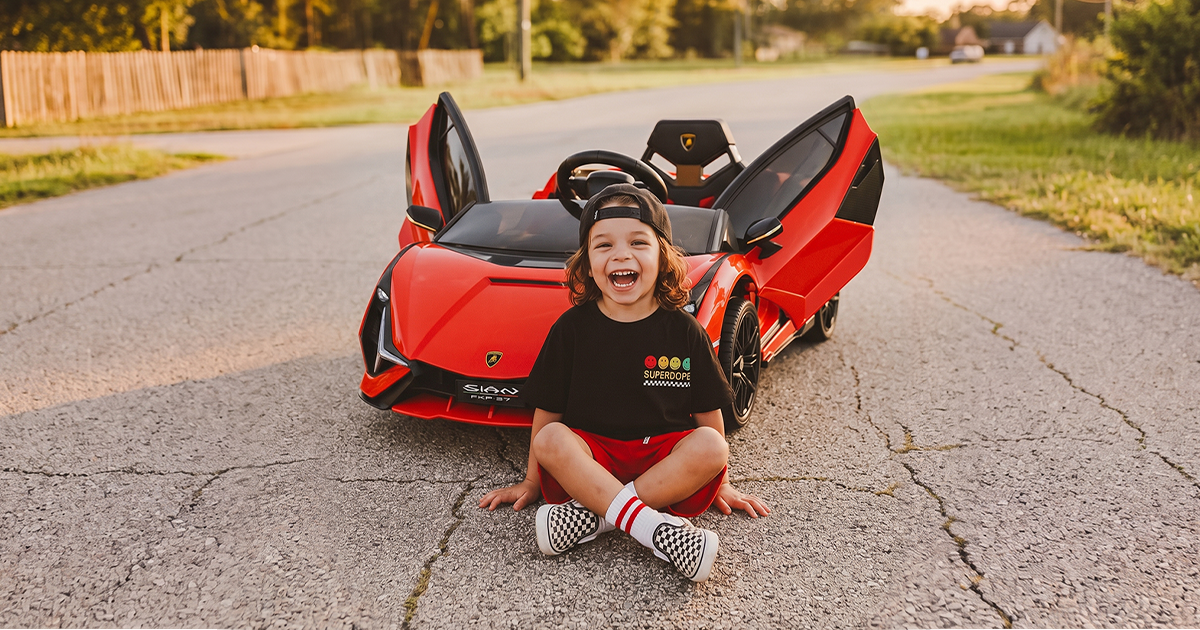 This Gift Creates Memories Your Kid Will Talk About For Years| OLAKIDS Licensed Lamborghini SIAN Ride-On Car