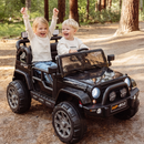 OLAKIDS 2 Seater Ride on Truck, 12V Battery Powered Electric Vehicle for Kids with Remote Control