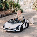 OLAKIDS 2 Seater Kids Ride on Car 12V 4WD Licensed Lamborghini Veneno