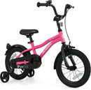 Olakids Kids Bike 12-18 Inch with Training Wheels, Dual Brakes, Adjustable Seat & Handlebar for Boys Girls