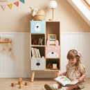 OLAKIDS Kids Bookcase Toy Storage Organizer Wooden Bookshelf for Toddlers Classroom Nursery Playroom