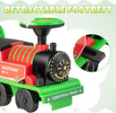Olakids 6V Electric Ride On Train Track Set Christmas Circus for Kids
