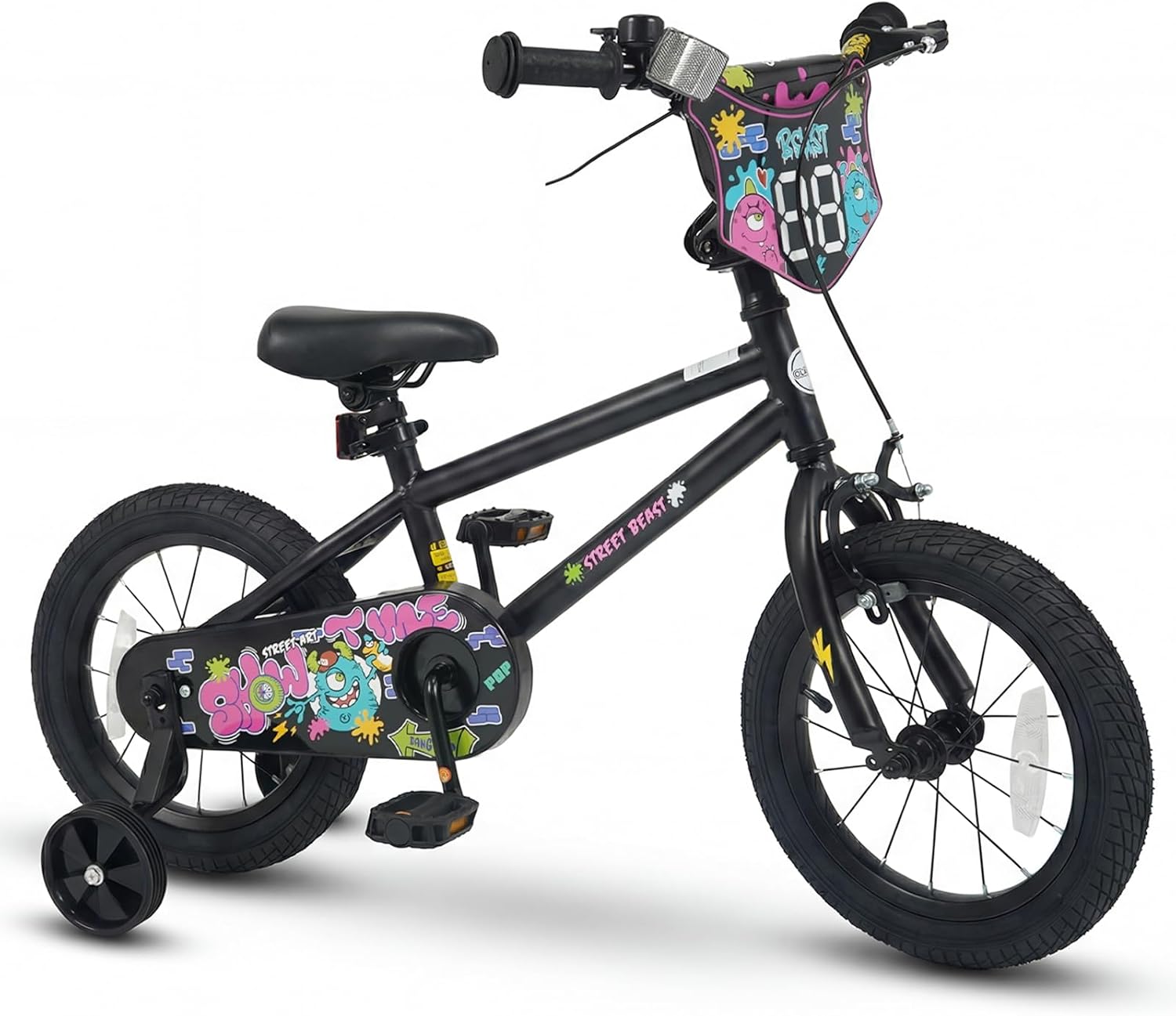 Olakids Kids Bike, 12 14 16 18 Inch BMX Style Toddlers Bike