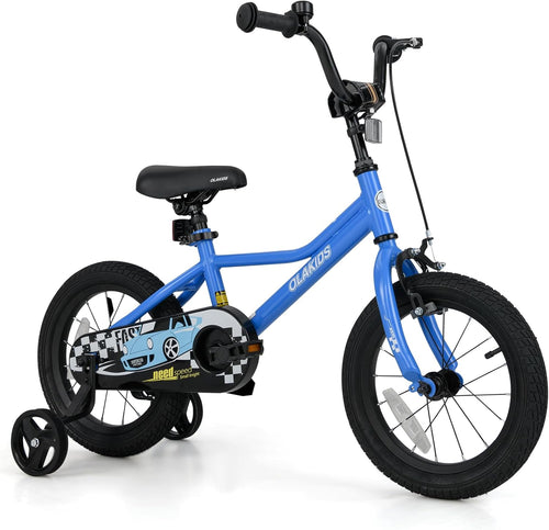 Olakids Kids Bike, 12 14 16 18 Inch Racing Car Themed