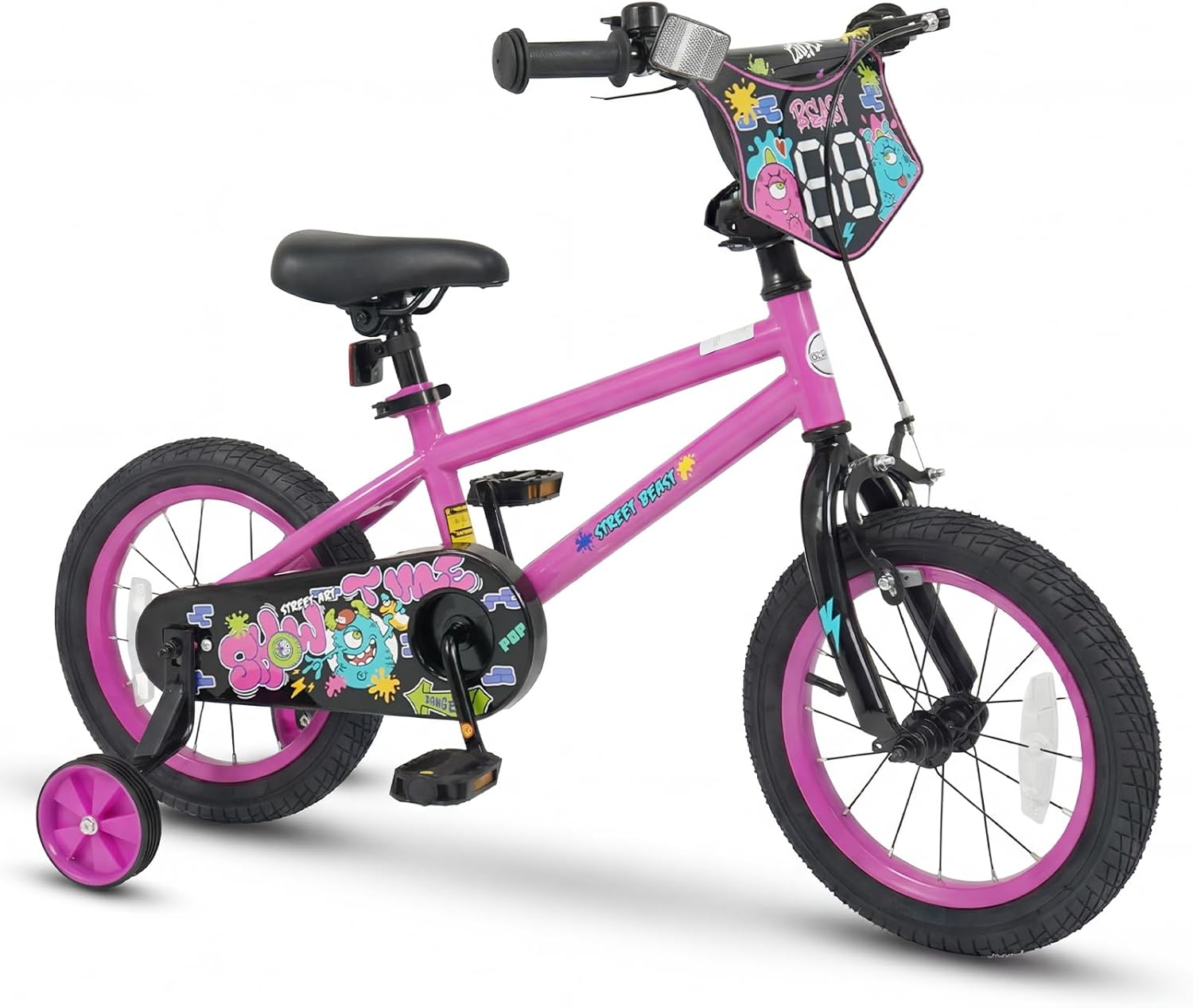 Olakids Kids Bike, 12 14 16 18 Inch BMX Style Toddlers Bike
