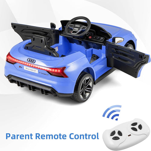 OLAKIDS 12V Kids Ride on Car, Licensed Audi RS e-tron GT Electric Vehicle with Remote Control