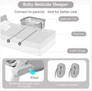 INFANS 3 in 1 Baby Bassinet, Bedside Sleeper, Rocking Cradle, Easy Folding Portable Safer Co-Sleeping Crib