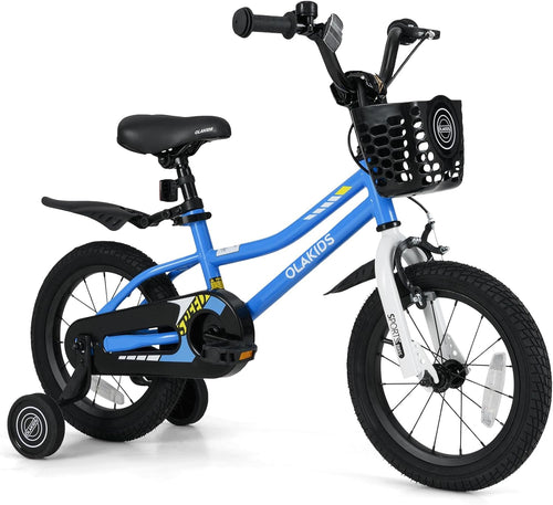 Olakids Kids Bike, 12 14 16 18 Inch Toddlers Bike for Boys Girls 3-8 Years Old