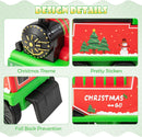 Olakids 6V Electric Ride On Train Track Set Christmas Circus for Kids
