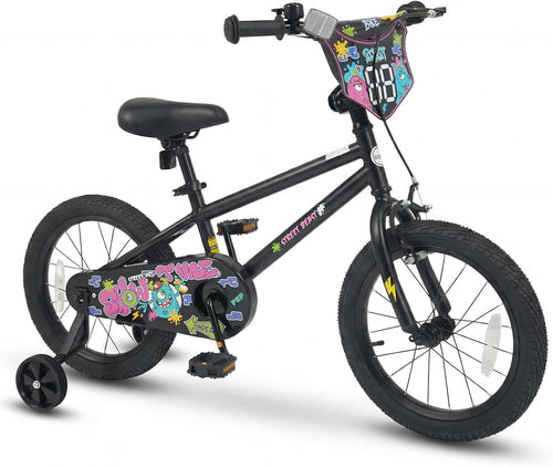Olakids Kids Bike, 12 14 16 18 Inch BMX Style Toddlers Bike