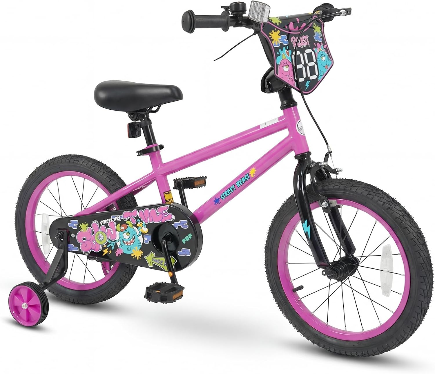 Olakids Kids Bike, 12 14 16 18 Inch BMX Style Toddlers Bike