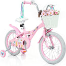Olakids Kids Bike, 12 14 16 18 Inch Sweet Heart Theme Girls Bicycle with Training Wheels