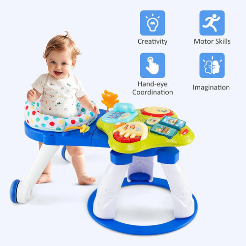 INFANS 3 in 1 Walk Around Baby Activity Center Baby Walker