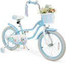 Olakids Kids Bike, 12 14 16 18 20 Inch Mermaid Theme Girls Bicycle with Training Wheels