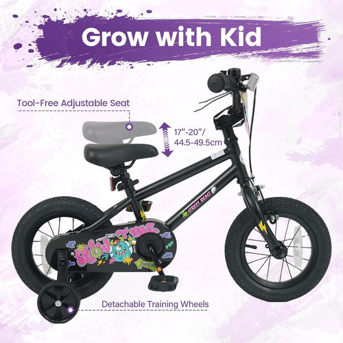 Olakids Kids Bike, 12 14 16 18 Inch BMX Style Toddlers Bike