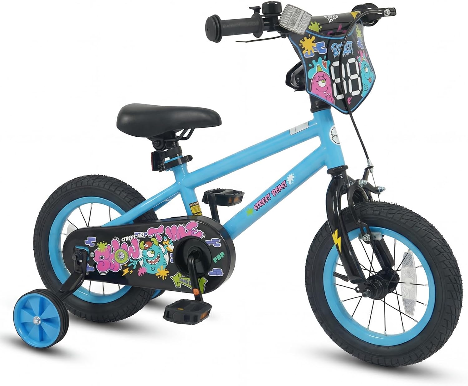 Olakids Kids Bike, 12 14 16 18 Inch BMX Style Toddlers Bike 14 Inch / Blue Olakids Kids Bike, 12 14 16 18 Inch BMX Style Toddlers Bike 14 Inch / Blue