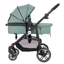 INFANS 2 in 1 Baby Stroller, High Landscape Infant Stroller & Reversible Bassinet Pram, Foldable Pushchair