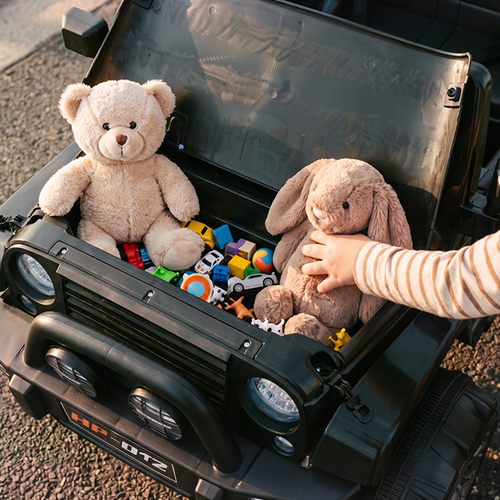 OLAKIDS 2 Seater Ride on Truck, 12V Battery Powered Electric Vehicle for Kids with Remote Control