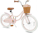 OLAKIDS Kids Bike 12/14/16/18 Inch with Training Wheels & Basket for Ages 3-8  (20 Inch without traninning wheels)