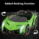 OLAKIDS 2 Seater Kids Ride on Car 12V 4WD Licensed Lamborghini Veneno