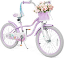 Olakids Kids Bike, 12 14 16 18 20 Inch Mermaid Theme Girls Bicycle with Training Wheels
