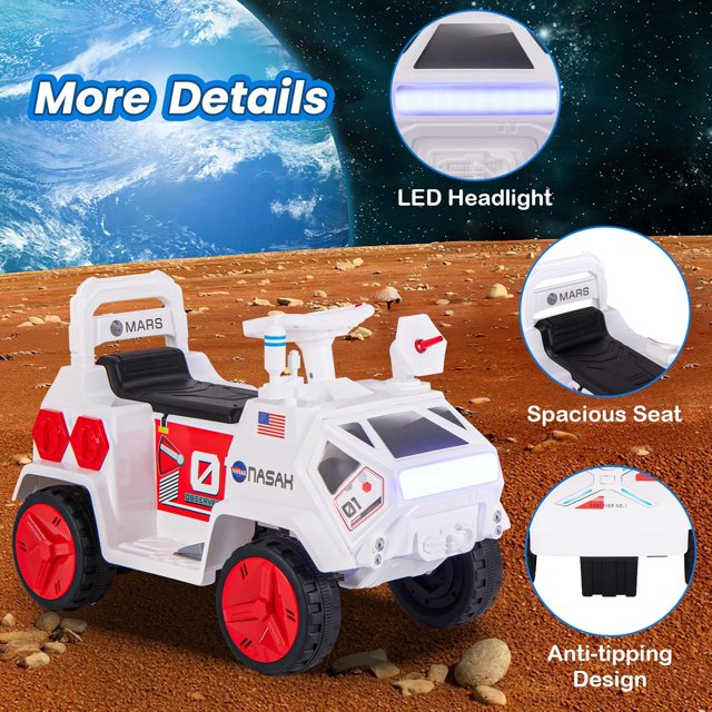 OLAKIDS Ride on Car, 6V Electric Toy for Kids for Toddlers Boys Girls Age 3+