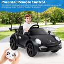 OLAKIDS Licensed Porsche 12V Pink Ride on Car  Electric Vehicle Battery Powered with Remote Control