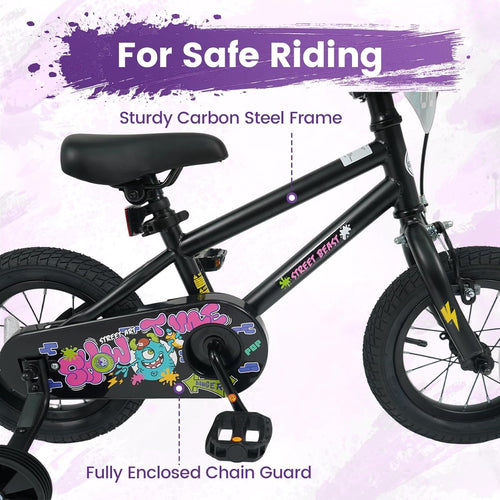 Olakids Kids Bike, 12 14 16 18 Inch BMX Style Toddlers Bike