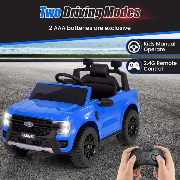 OLAKIDS Licensed Ford Ranger Ride on Car for Kids by OLAKIDS, 12V Electric Vehicle