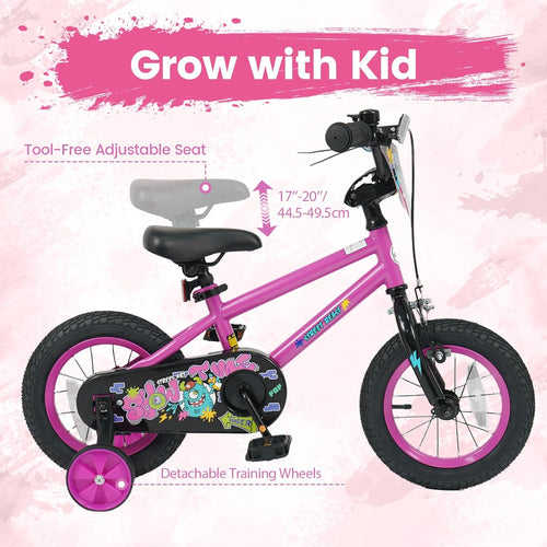 Olakids Kids Bike, 12 14 16 18 Inch BMX Style Toddlers Bike