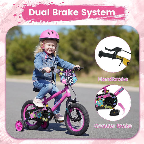 Olakids Kids Bike, 12 14 16 18 Inch BMX Style Toddlers Bike
