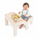 OLAKIDS Kids Table and Chair Set, Wooden Activity Table for Toddlers