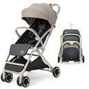 INFANS Lightweight Baby Stroller, Compact Infant with One-Hand Fold, Travel Stroller for Airplane