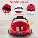 OLAKIDS Bumper Car for Toddlers, 12V Kids Electric Ride on Toy, Battery Powered Vehicle Racer for Baby