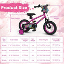 Olakids Kids Bike, 12 14 16 18 Inch BMX Style Toddlers Bike
