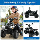 OLAKIDS Kids Ride on ATV, 12V 4 Wheeler Quad Toy Vehicle for Kids Over 3 Years Old