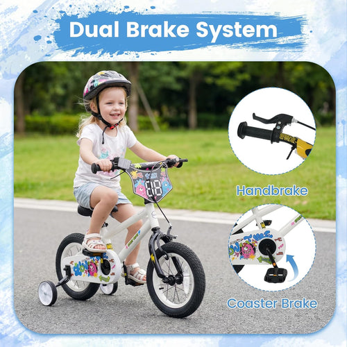 Olakids Kids Bike, 12 14 16 18 Inch BMX Style Toddlers Bike