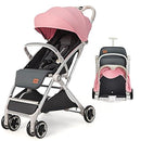 INFANS Lightweight Baby Stroller, Compact Infant with One-Hand Fold, Travel Stroller for Airplane