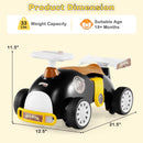 OLAKIDS Ride on Push Car with Music, Under-Seat Storage, Kids Foot-to-Floor Sliding Car for Toddler 19-36 Months