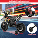 OLAKIDS Kids Motorcycle 12V, Electric Ride-on Motorbike for Toddlers with Training Wheels