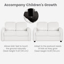OLAKIDS Kids Sofa, 2 Seat Soft Thick Upholstered Couch for Playroom Kids Boys Girls
