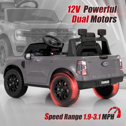 OLAKIDS Licensed Ford Ranger Ride on Car for Kids by OLAKIDS, 12V Electric Vehicle