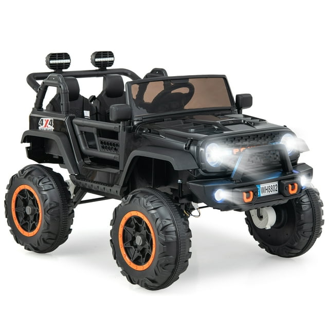OLAKIDS 24V 2 Seater Ride on Truck 2WD/4WD Battery Powered for 3+ Boys and Girls