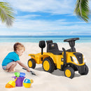 OLAKIDS Licensed Caterpillar Ride on Tractor by OLAKIDS, Foot to Floor Sliding Truck for Kids Toddler Age 1.5-3