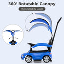 OLAKIDS Licensed Mercedes Benz Push Car for Toddlers, 3 in 1 Baby Stroller