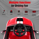 OLAKIDS Licensed Ford Mustang GT500 Ride on Car Battery Powered Electric Vehicle for Aged 3-8