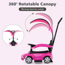 OLAKIDS Licensed Mercedes Benz Push Car for Toddlers, 3 in 1 Baby Stroller