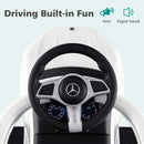OLAKIDS Licensed Mercedes Benz Push Car for Toddlers, 3 in 1 Baby Stroller