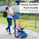 OLAKIDS Licensed Mercedes Benz Push Car for Toddlers, 3 in 1 Baby Stroller